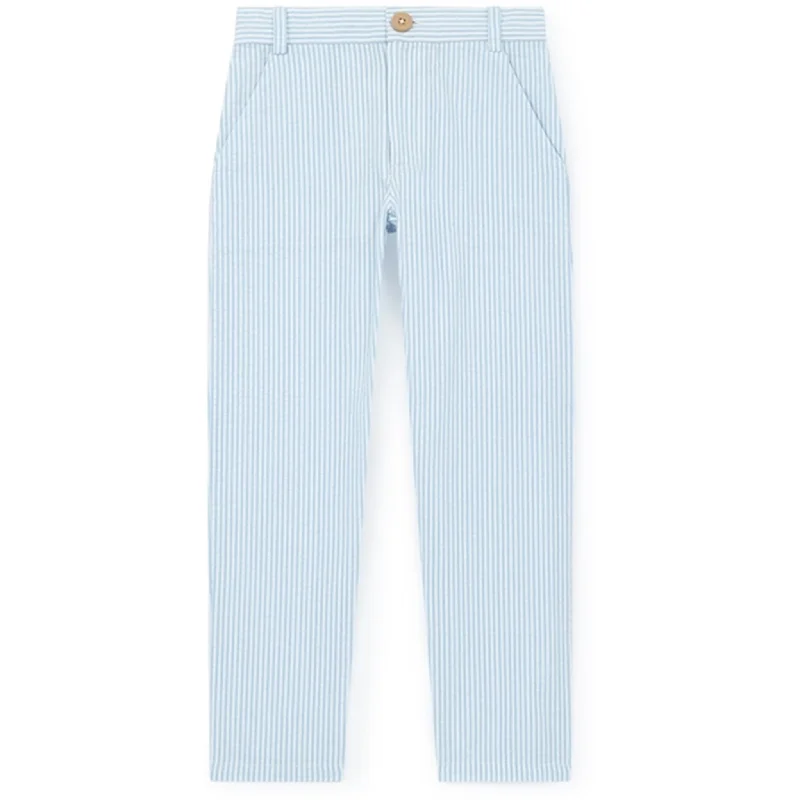 BONTON Rayure Bleue Pants