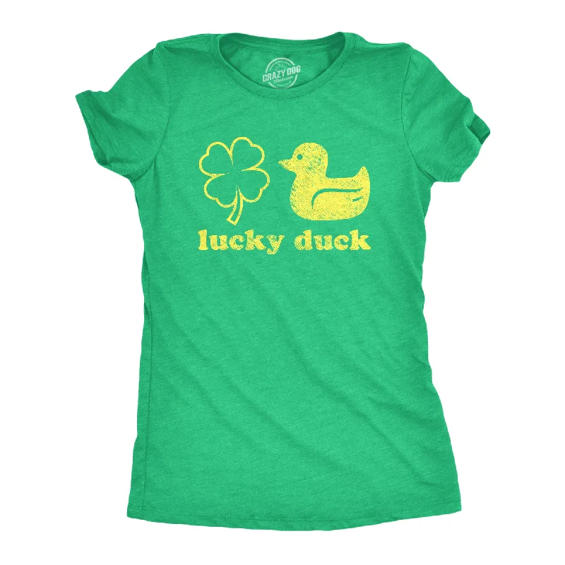 Lucky Duck Clover Women's T Shirt