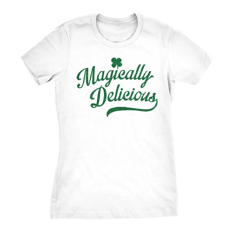 Magically Delicious White Shirt Glitter Ink Women's T Shirt