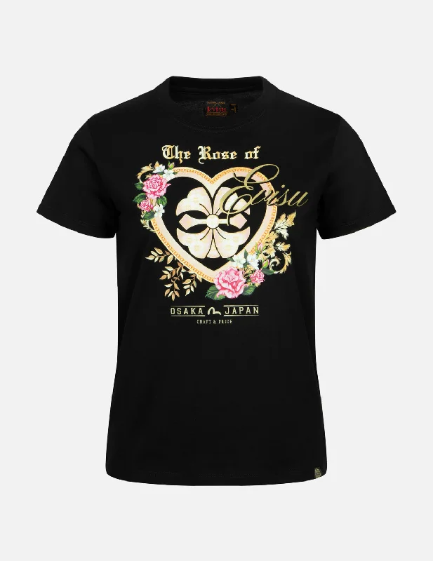 The Rose of EVISU Print Regular Fit T-shirt