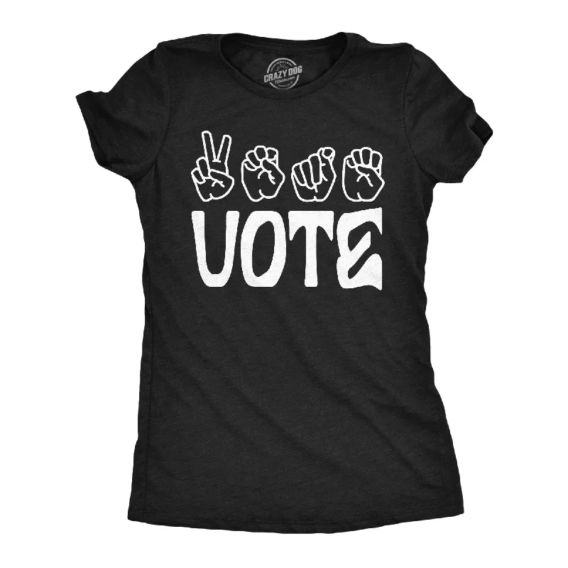 Vote Sign Language Women's T Shirt