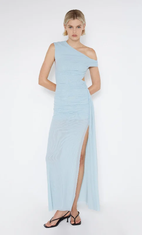 VICTORIA ASYM DRESS - SKY BLUE