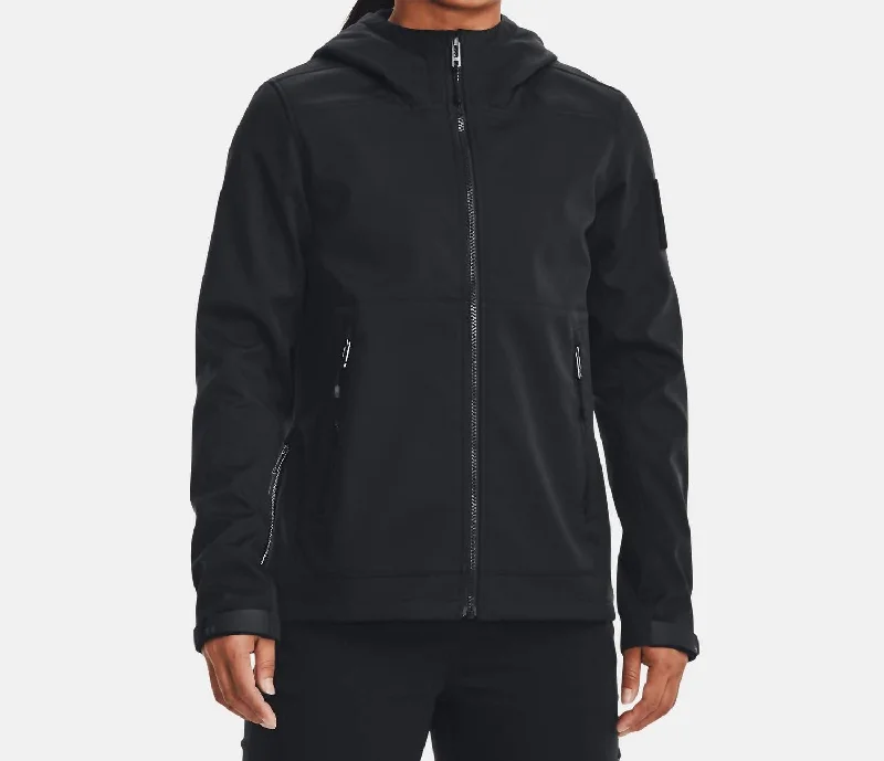 Tactical Softshell Jacket In Black