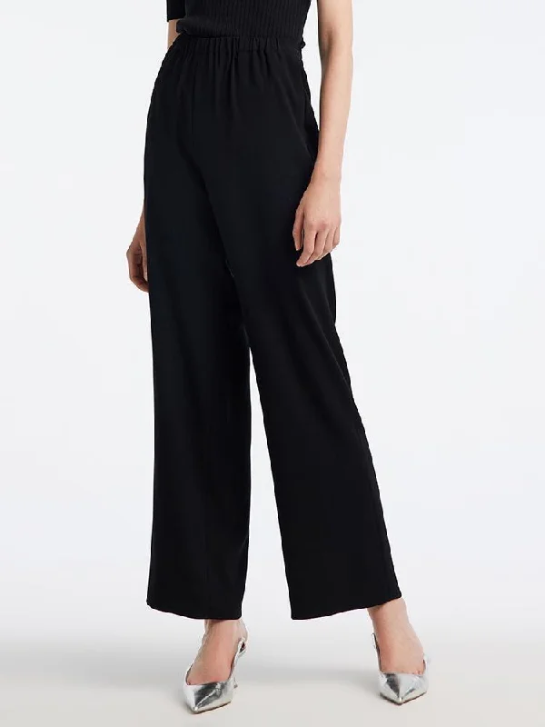 Triacetate Ankle-length Straight Pants