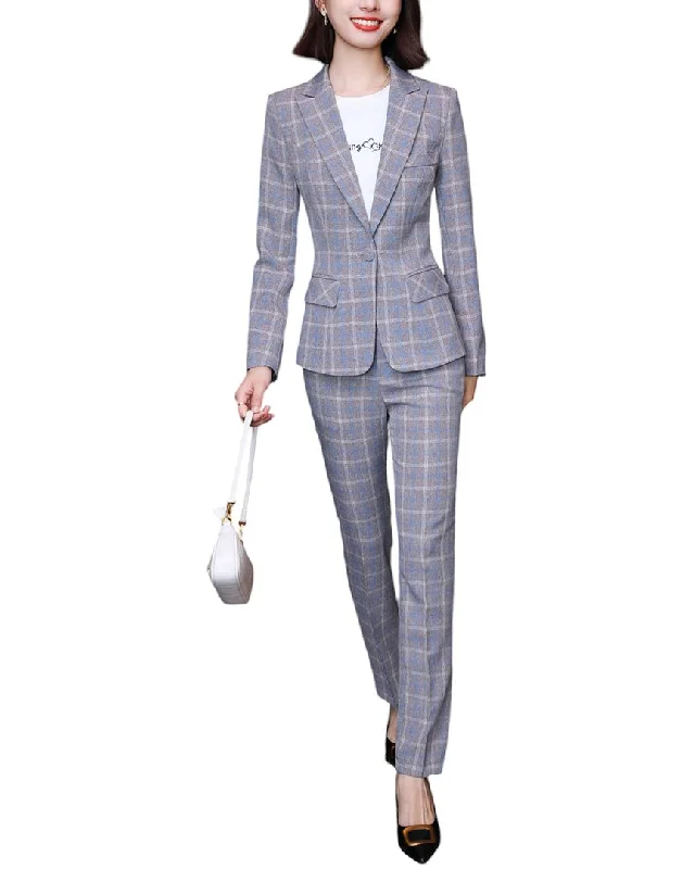 Bossy Chic 2pc Blazer & Pant Set