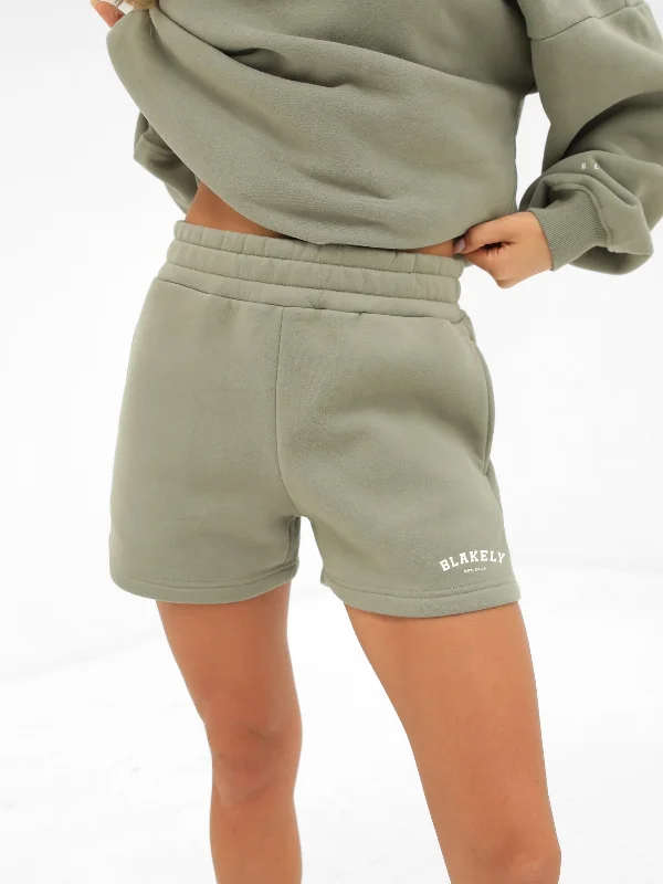 Heritage Jogger Shorts - Olive