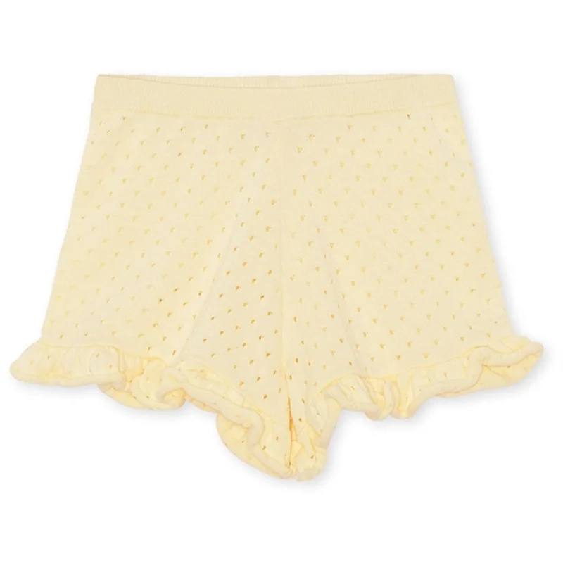 Konges Sløjd Cypres Frill Lemon Icing Shorts