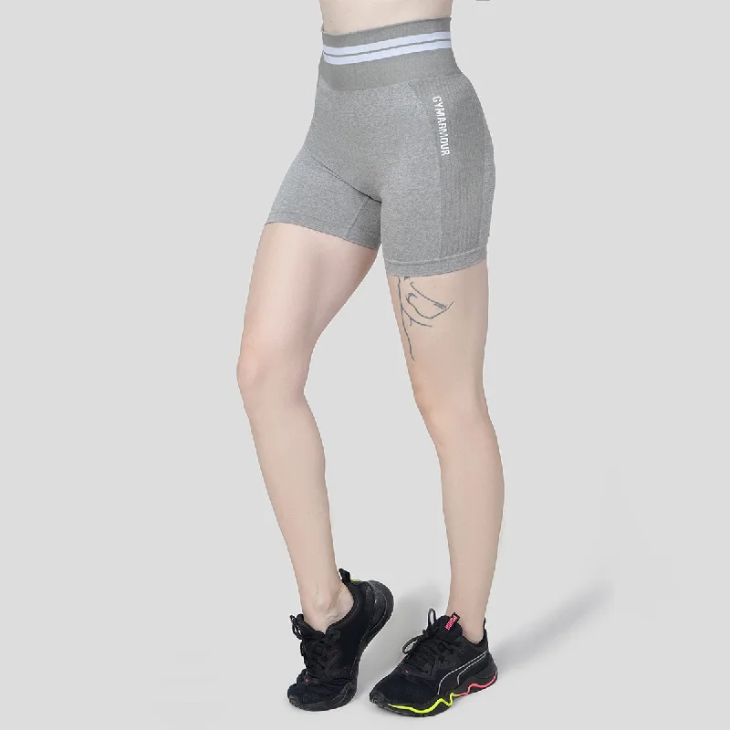 Workout Seamless Shorts (Grey Shade)